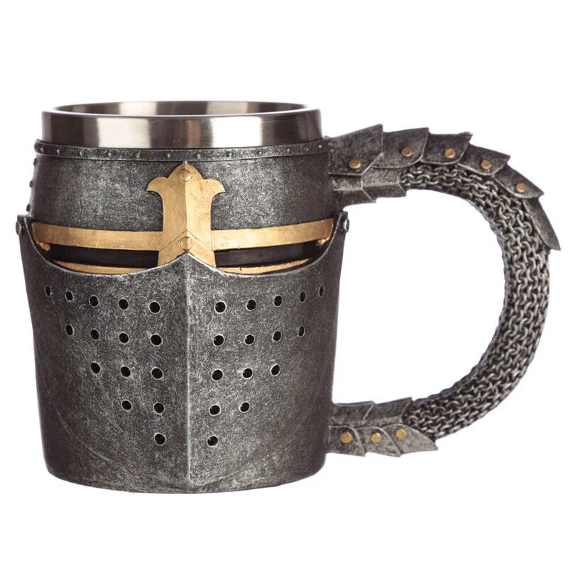 Medieval Helmet and Chain Mail jug Nerdscape