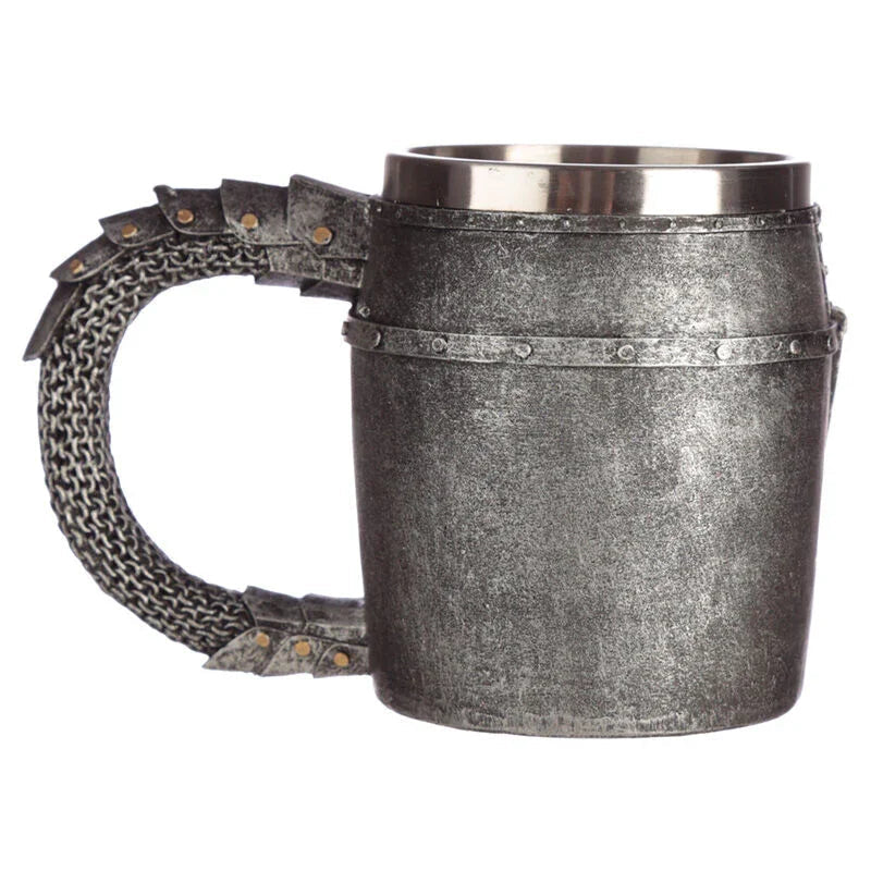 Medieval Helmet and Chain Mail jug Nerdscape