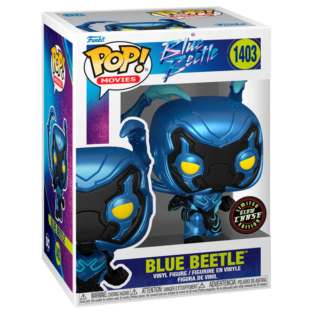 POP figure DC Comics Blue Beetle - Blue Beetle chase Nerdscape