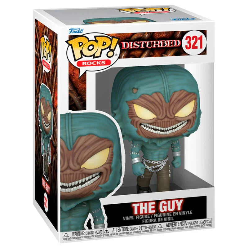 Funko Pop! Rocks Disturbed The Guy - Figura da Collezione Vinyl Nerdscape