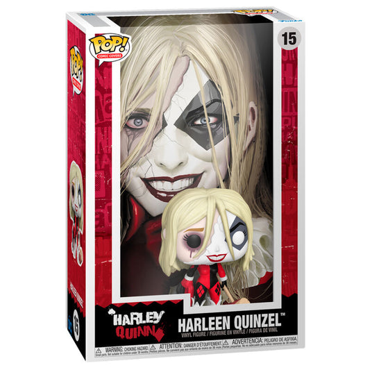Figurine POP, couverture de BD DC Comics Harley Quinn Harleen Quinzel