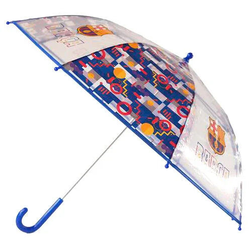 F.C Barcelona manual transparent umbrella 48cm Nerdscape
