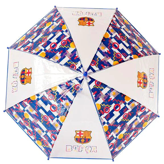 F.C Barcelona manual transparent umbrella 48cm Nerdscape