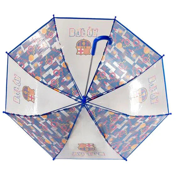 F.C Barcelona manual transparent umbrella 48cm Nerdscape