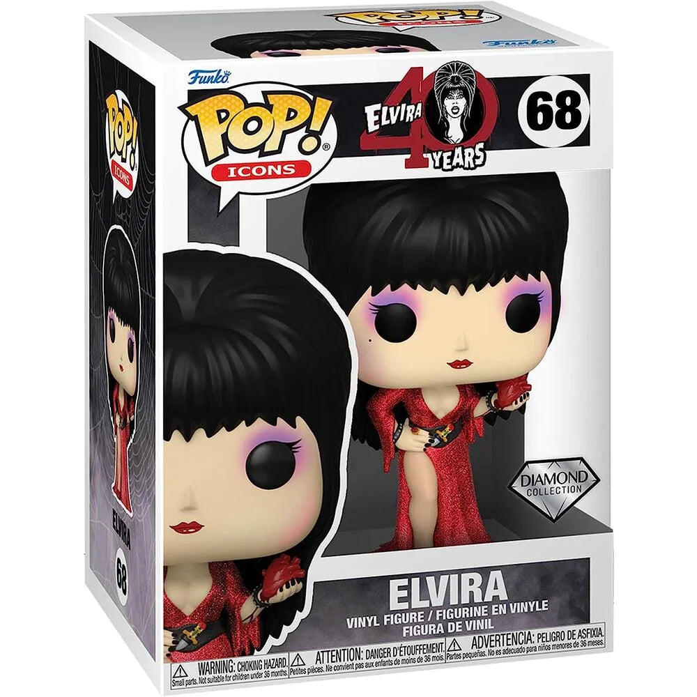 Funko Pop! Elvira 40th Elvira - Figura da Collezione Vinyl Nerdscape
