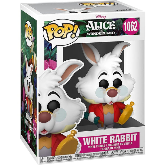 Figurine POP Disney Alice au pays des merveilles 70e anniversaire Lapin blanc avec montre