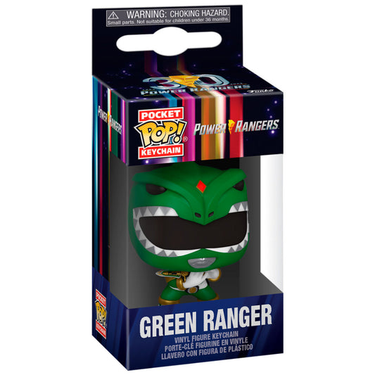 Porte-clés Pocket POP Power Rangers 30e anniversaire Ranger Vert