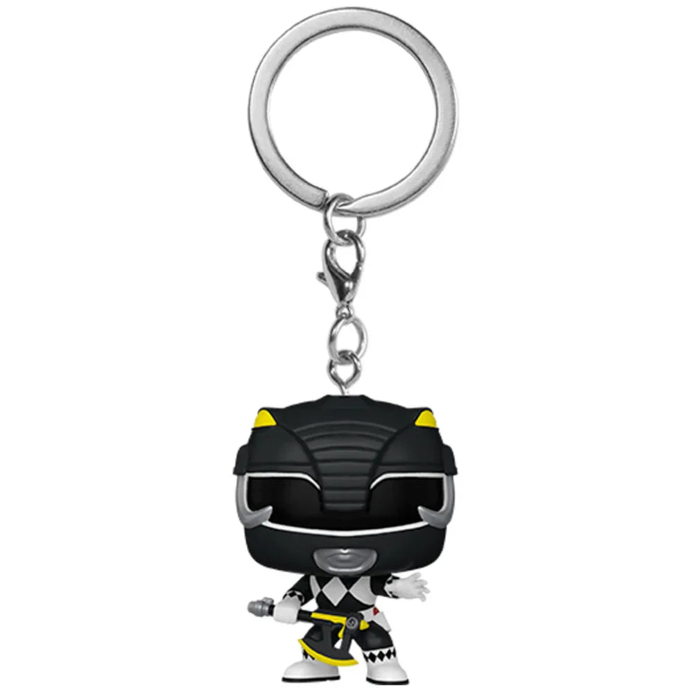 Pocket POP Keychain Power Rangers 30th Anniversary Black Ranger Nerdscape