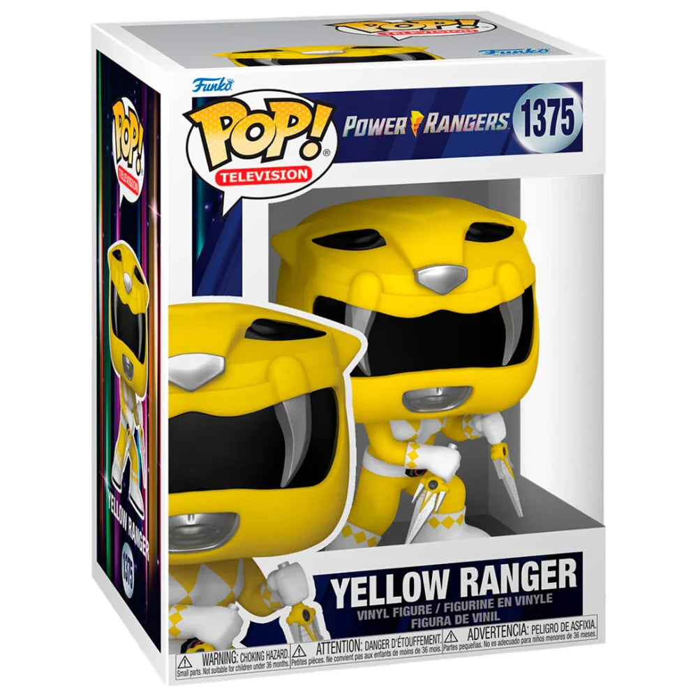 Funko Pop! Power Rangers 30th Anniversary Yellow Ranger - Figura da Collezione Vinyl Nerdscape