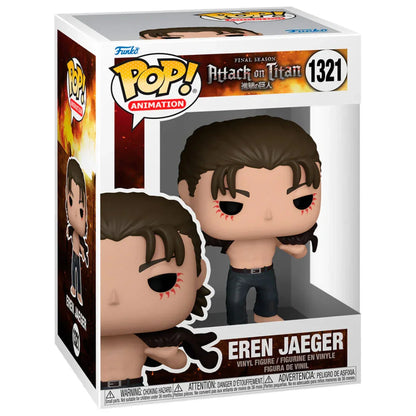 Funko Pop! Attack on Titan Eren Jeager - Figura da Collezione Vinyl Nerdscape