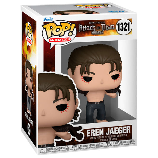 Funko Pop! Attack on Titan Eren Jeager - Figura da Collezione Vinyl