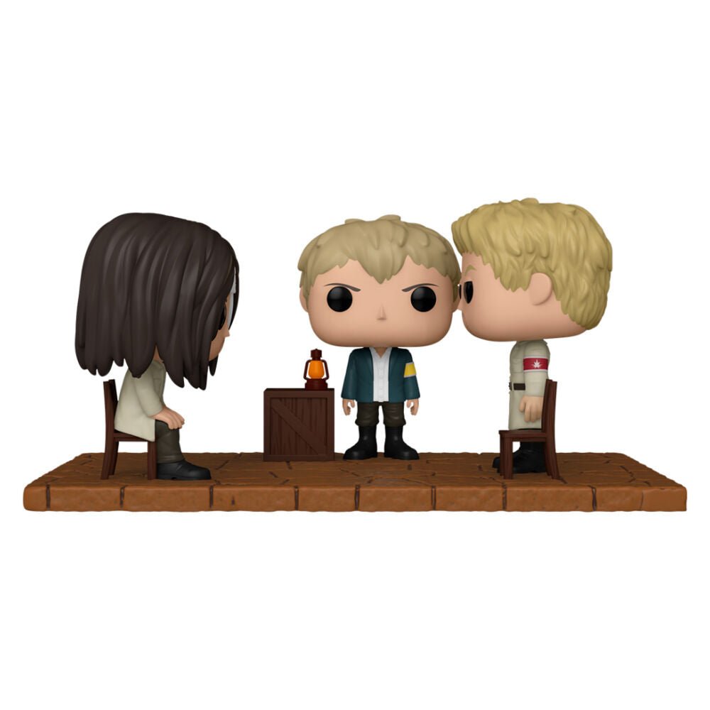 POP figure Moment Attack on Titan Eren Meets Reiner - Nerdscape