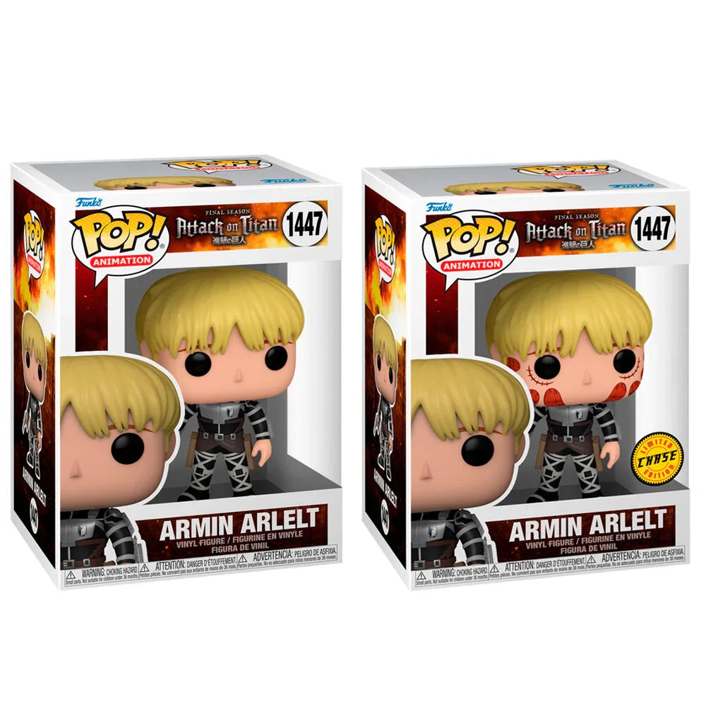 POP figure Attack on Titan Armin Arlelt 5 + 1 Chase Nerdscape