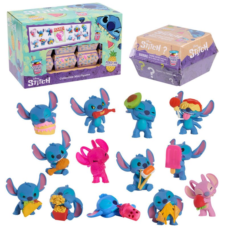 Disney Burguer Stitch assorted figure 5cm - Nerdscape