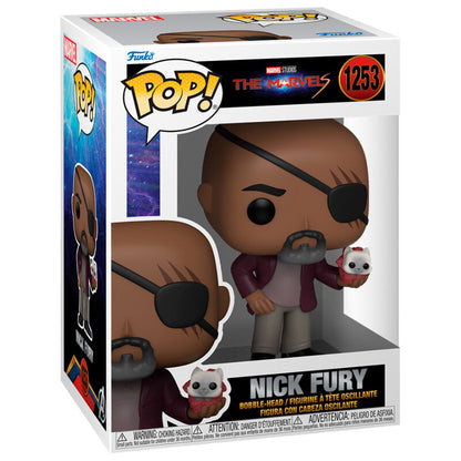 Funko Pop! Marvel Nick Fury - Figura da Collezione Vinyl Nerdscape