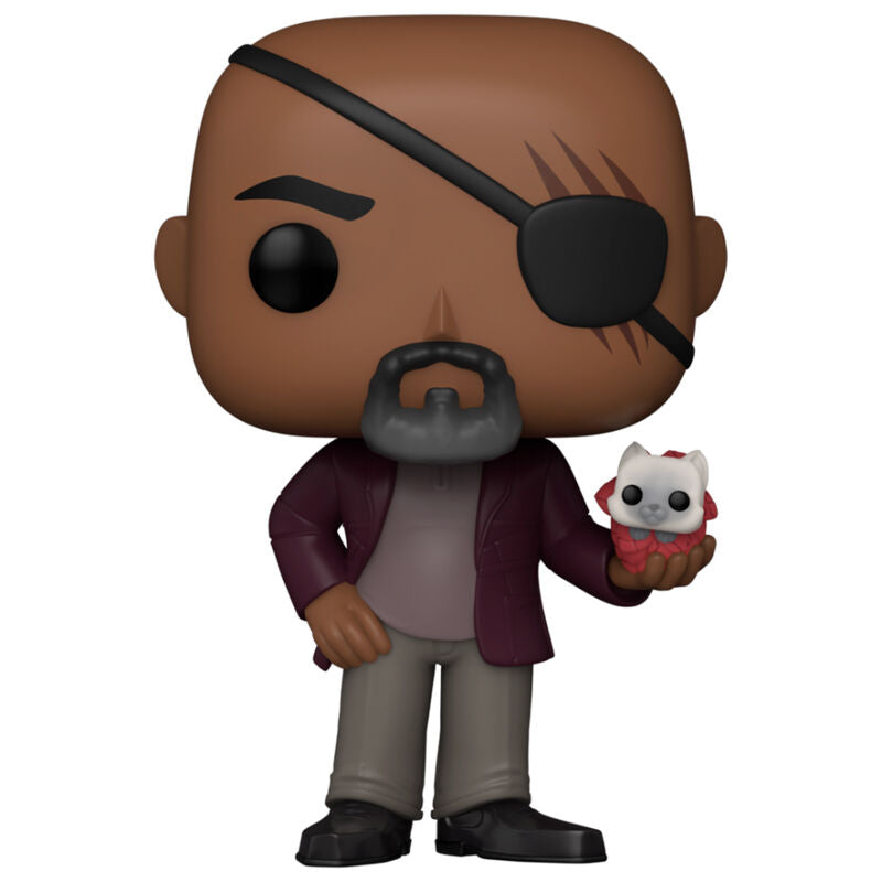 Funko Pop! Marvel Nick Fury - Figura da Collezione Vinyl Nerdscape