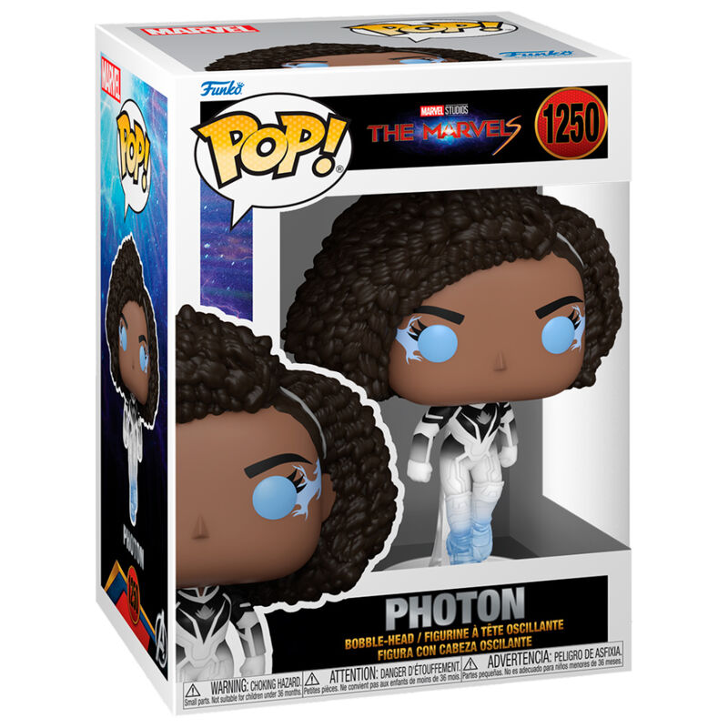 Funko Pop! Marvel The Marvels Photon - Figura da Collezione Vinyl Nerdscape