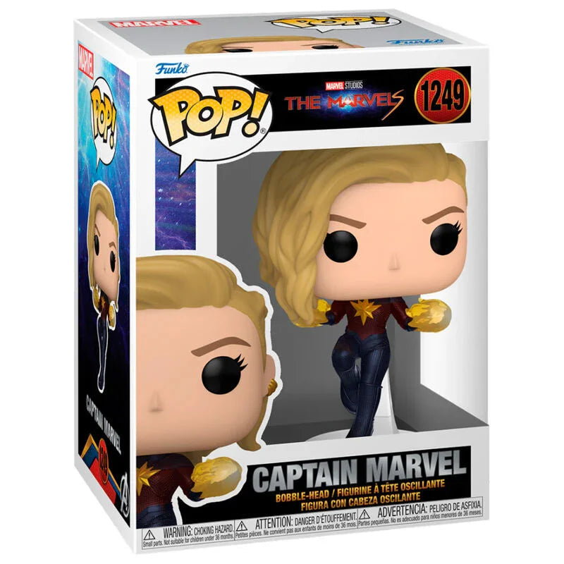 Funko Pop! Marvel Captain Marvel - Figura da Collezione Vinyl Nerdscape