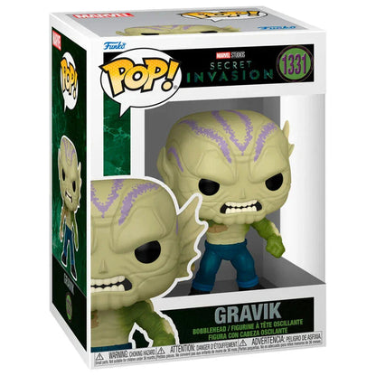 Funko Pop! Marvel Secret Invasion Gravik - Figura da Collezione Vinyl Nerdscape