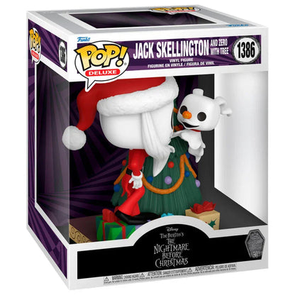 Funko Pop! Nightmare Before Christmas Jack Skellington e Zero - Figura da Collezione Vinyl Nerdscape