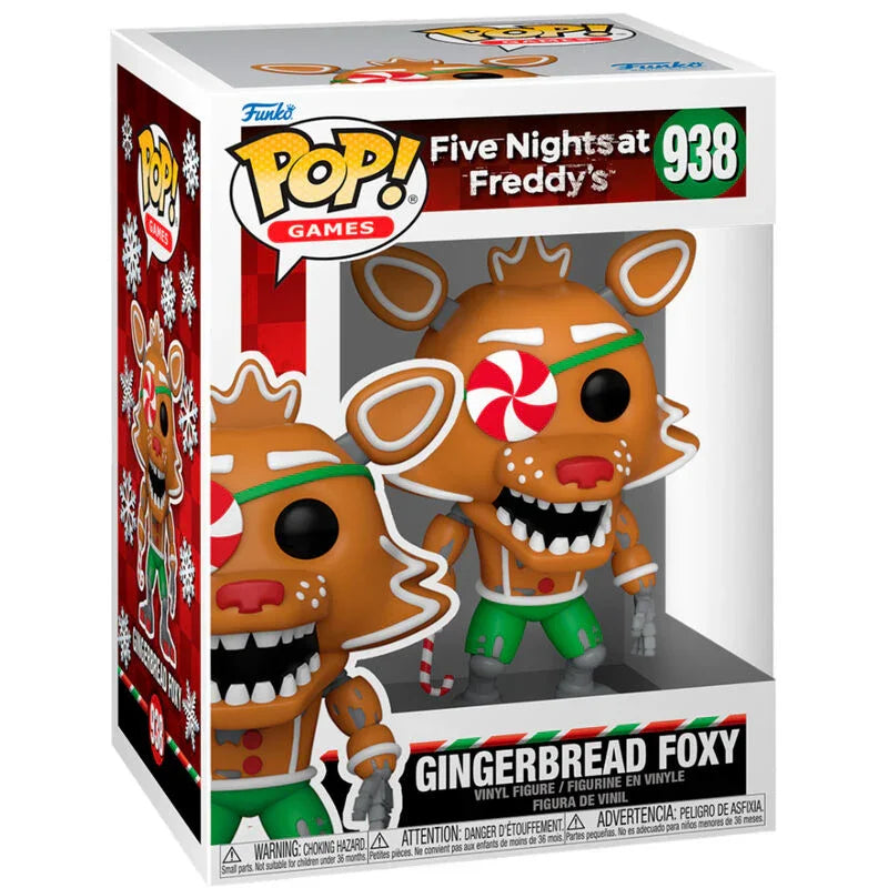 Funko Pop! Five Nights at Freddy's Holiday Gingerbread Foxy - Figura da Collezione Vinyl Nerdscape
