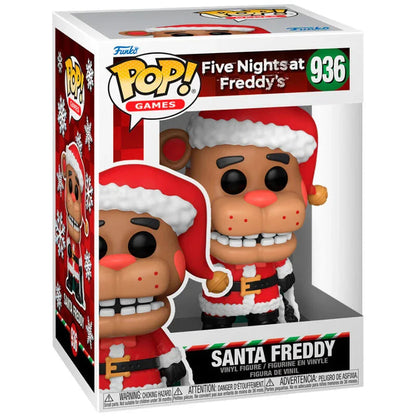 Funko Pop! Five Nights at Freddy's Holiday Santa Freddy - Figura da Collezione Vinyl Nerdscape