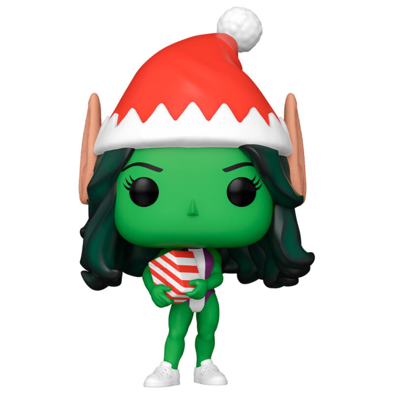 POP figure Marvel Holiday She-Hulk Nerdscape