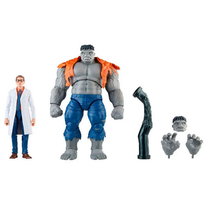 Marvel Avengers Hulk & Dr. Bruce Banner Figura da Collezione 15cm - Nerdscape Nerdscape