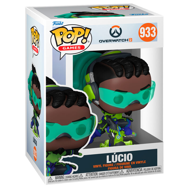 Funko Pop! OverWatch 2 Lucio - Figura da Collezione Vinyl Nerdscape