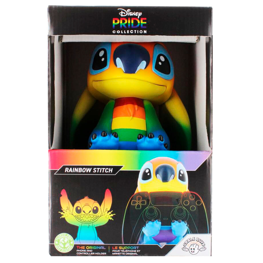 Disney Stitch Figura da Collezione Clamp Rainbow 20cm - Nerdscape Nerdscape