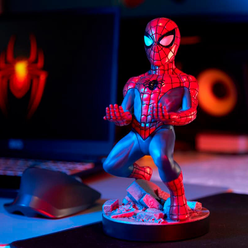 Marvel Spiderman figure clamping bracket Cable guy 21cm Nerdscape