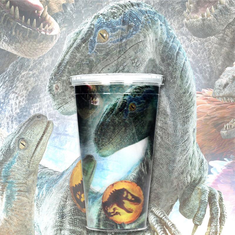 Jurassic Park Biosync 3D lenticular tumbler 50ml Nerdscape