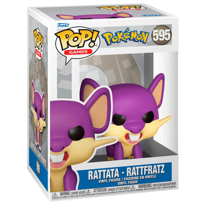 Funko Pop! Pokemon Rattata - Figura da Collezione Vinyl Nerdscape