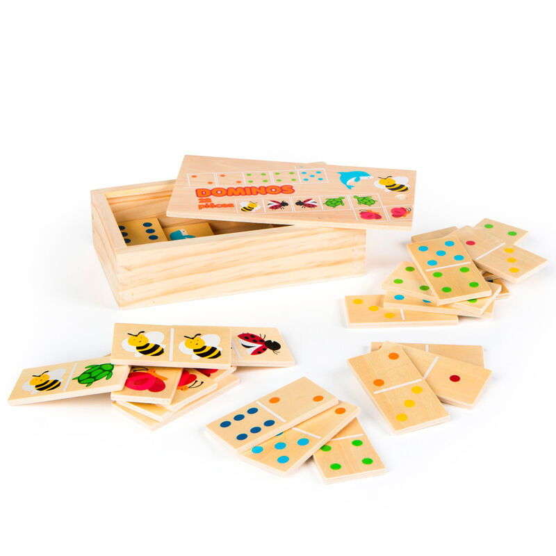 Animals dominoes wood 29pcs