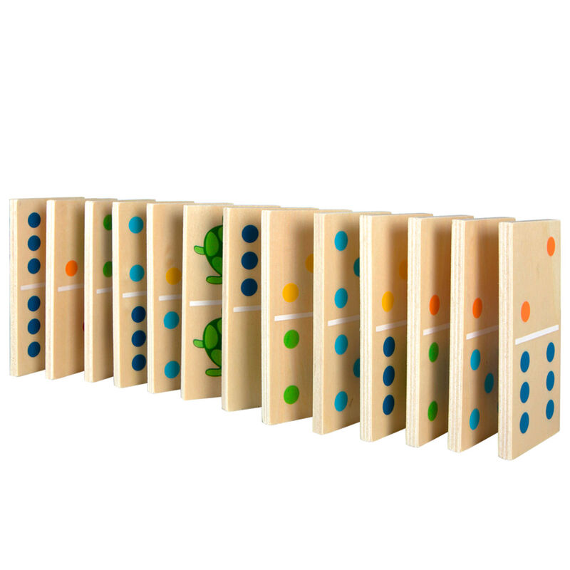 Animals dominoes wood 29pcs