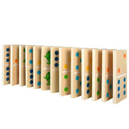 Animals dominoes wood 29pcs
