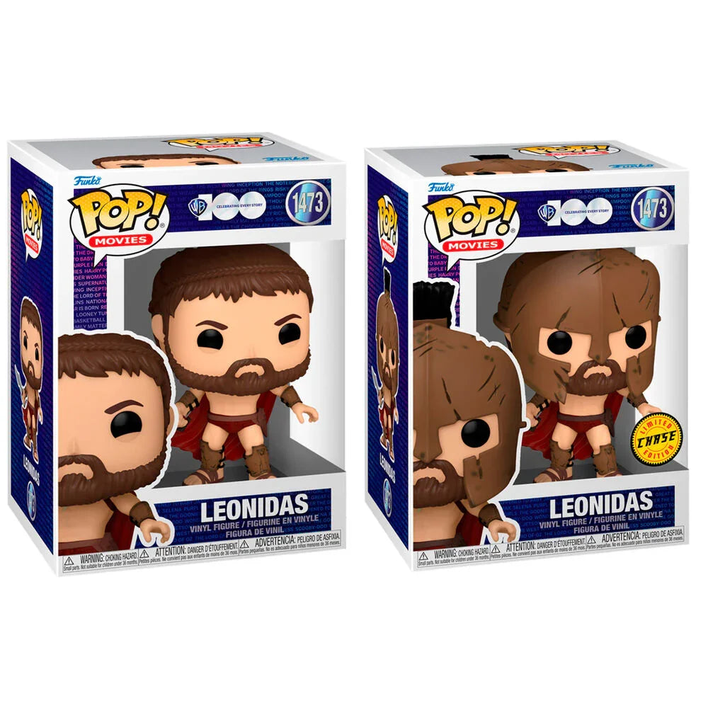 Funko Pop! 300 Leonidas 5 + 1 Chase - Figura da Collezione Vinyl Nerdscape