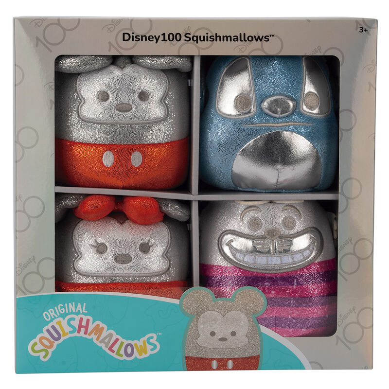 Squishmallows Disney pack 4 plush toys 12cm Nerdscape