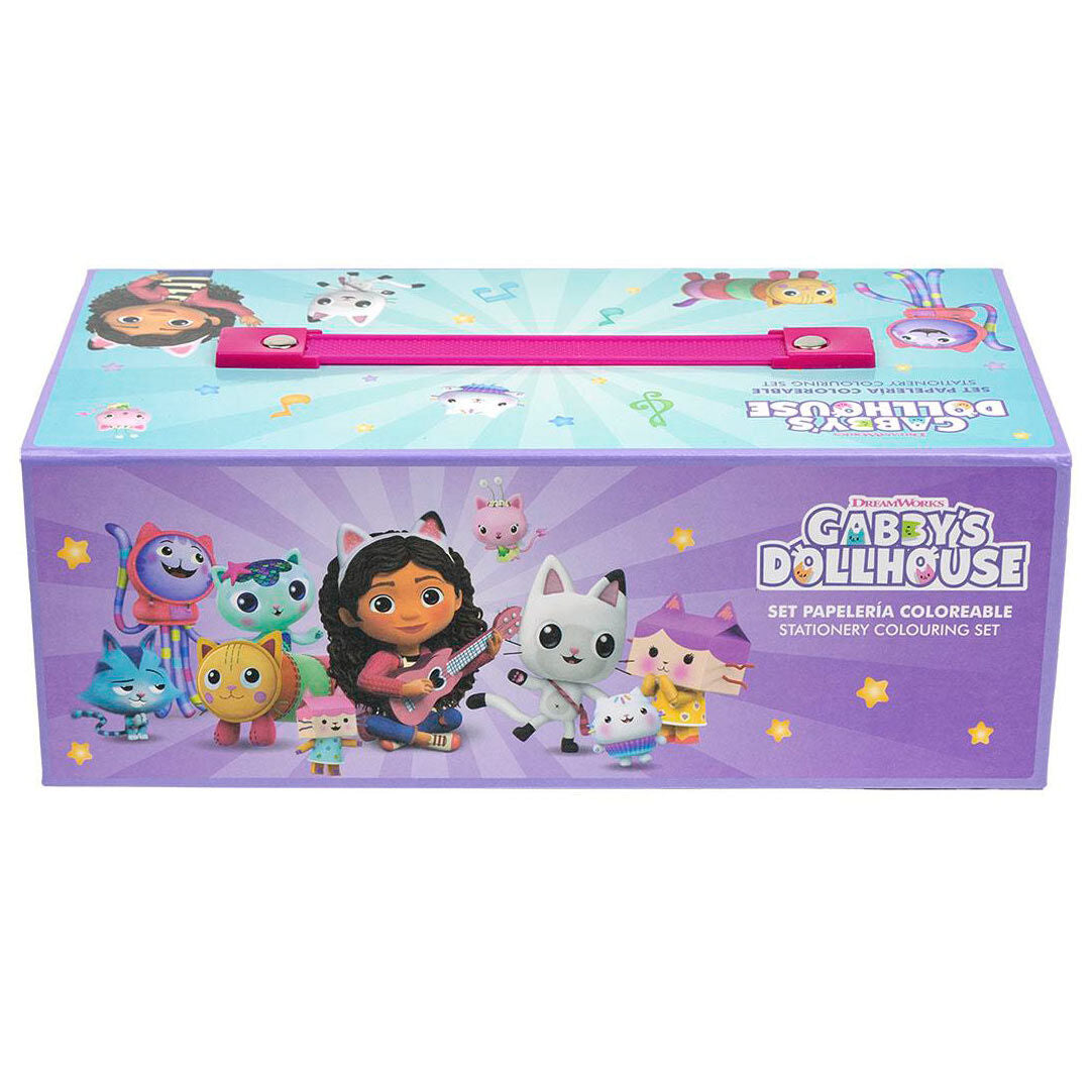 Gabbys Dolls House Colouring stationery case Nerdscape