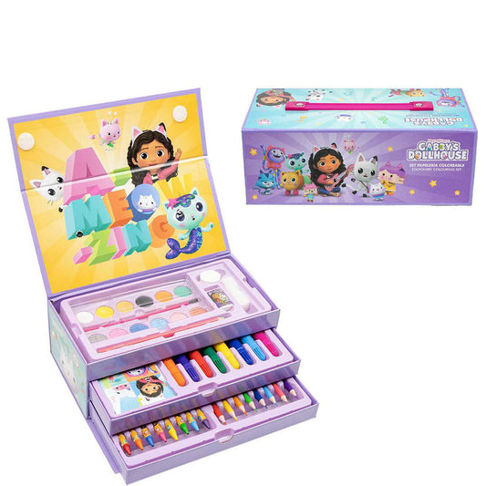 Gabbys Dolls House Colouring stationery case Nerdscape