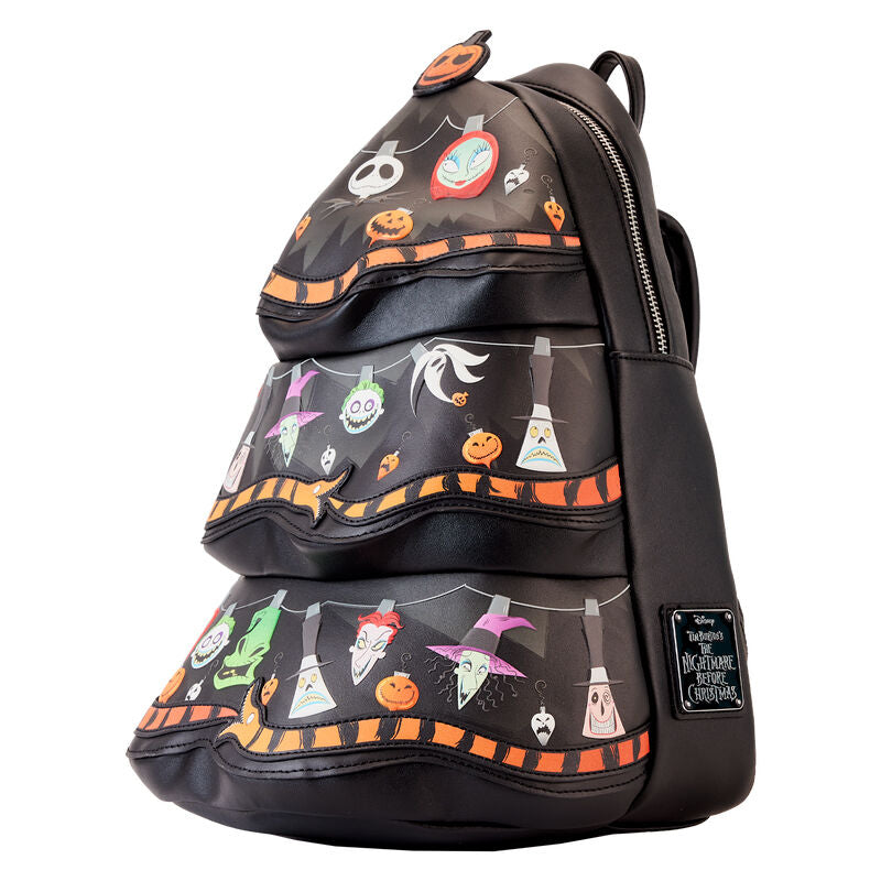 Loungefly Disney Nightmare Before Christmas Tree String Lights Glow backpack 33cm Nerdscape