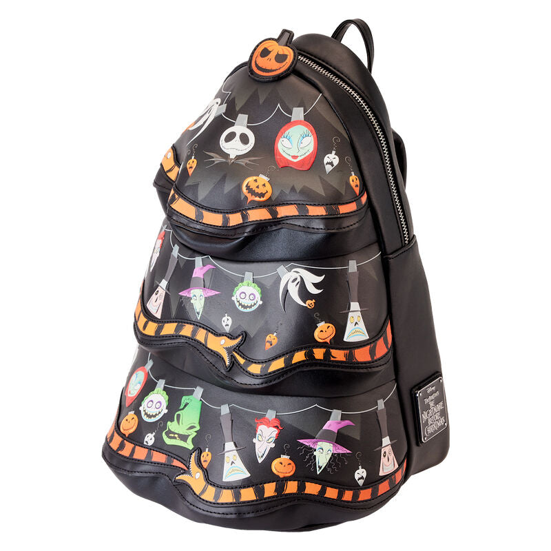 Loungefly Disney Nightmare Before Christmas Tree String Lights Glow backpack 33cm Nerdscape