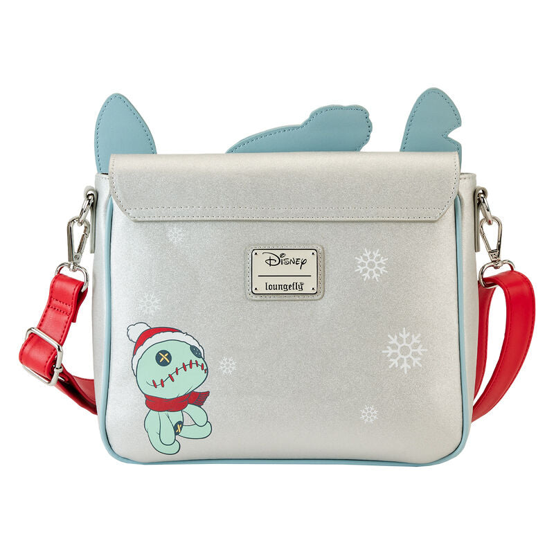Loungefly Disney Stitch Holiday glitter crossbody bag Nerdscape