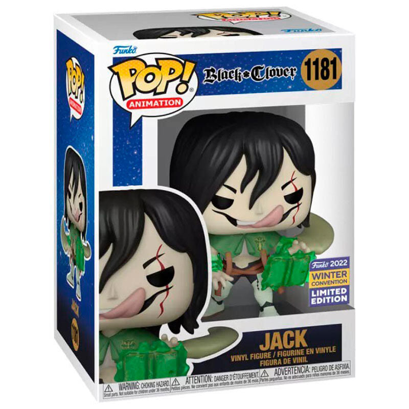 Funko Pop! Black Clover Jack - Figura da Collezione Vinyl Nerdscape