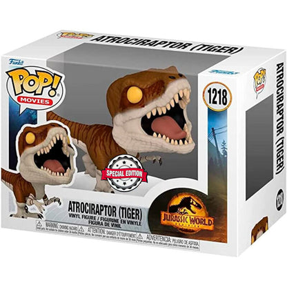 POP figure Jurassic World Atrociraptor Tiger Exclusive