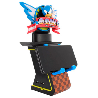 Sonic The Hedgehog Classic Sonic clamping bracket Cable guy Ikon 20cm Nerdscape