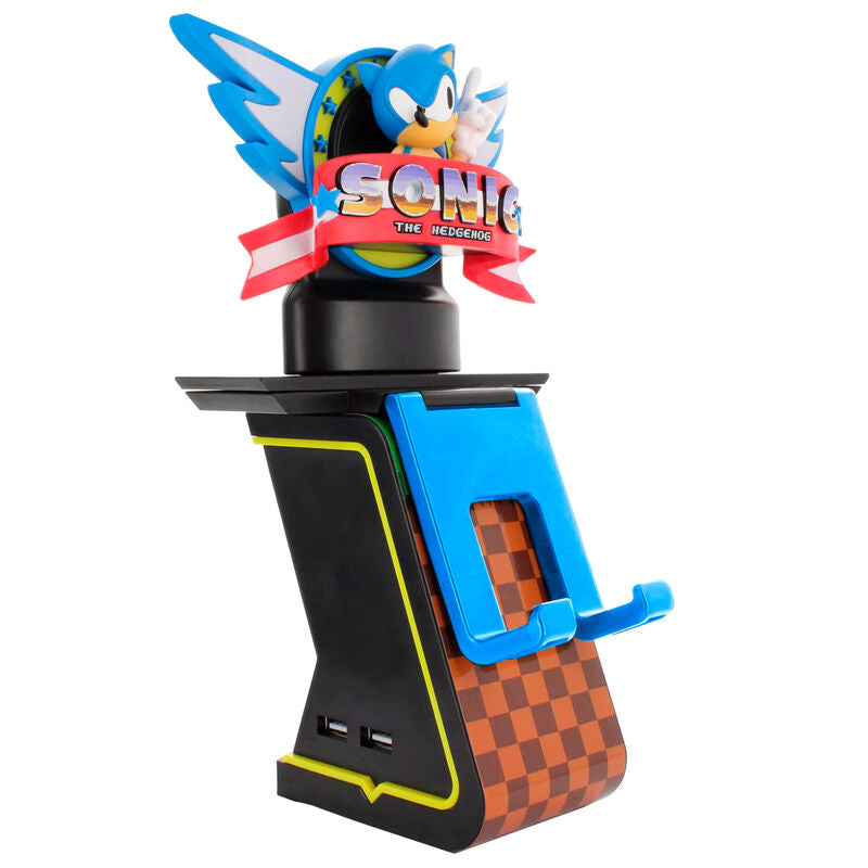 Sonic The Hedgehog Classic Sonic clamping bracket Cable guy Ikon 20cm Nerdscape