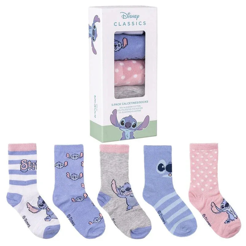 Disney Stitch pack 5 socks Nerdscape