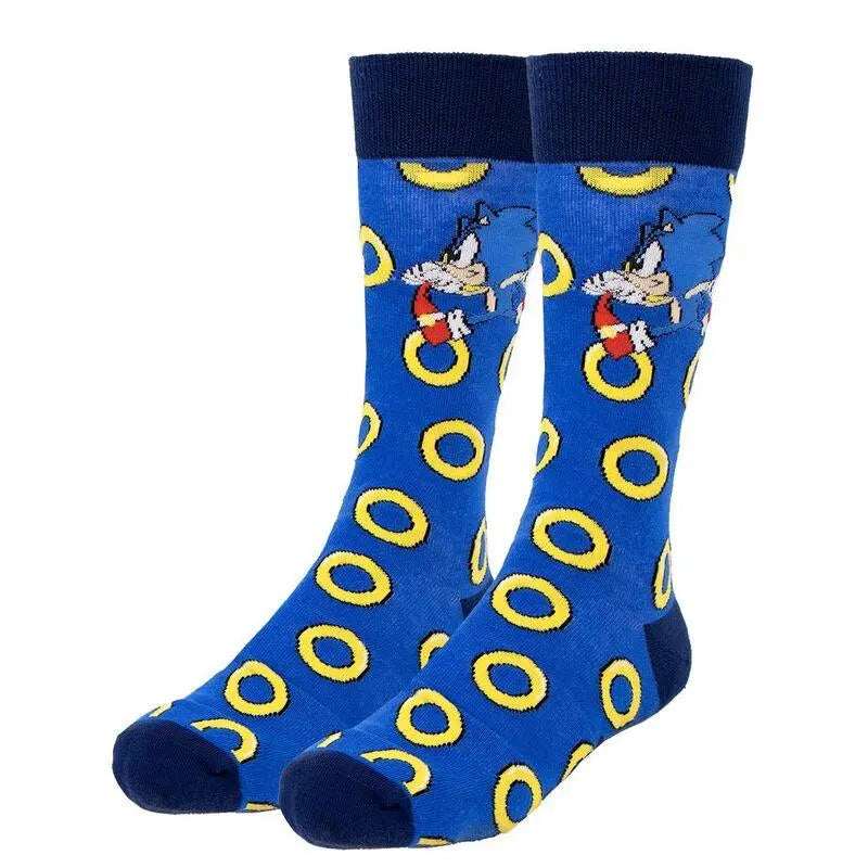 Sonic the Hedgehog pack 3 adult socks Nerdscape