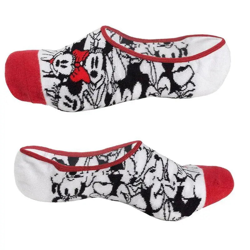 Disney Minnie pack 3 adult socks Nerdscape